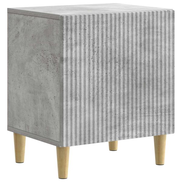 vidaXL Nočný stolík Betónovo sivá 43 x 34,5 x 50 cm Kompozitné drevo