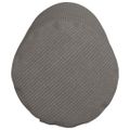 vidaXL Podložkové vankúše 2 pcs Svetlosivá Ø 25 x 70 cm