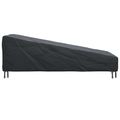 vidaXL Obal na vonkajší nábytok 210 x 80 x 75 cm Obdĺžnikový Čierna