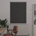 vidaXL Žalúzia Strieborná šedá 150 x 80 cm 25 mm PVC