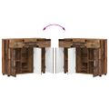 vidaXL Servírovacia skriňa FLORIN 88,5 x 30,5 x 73 cm Staré drevo
