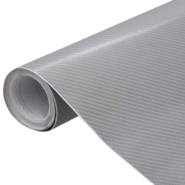 vidaXL Fólia na automobily 2 ks 4D strieborná 100x150 cm