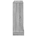 vidaXL Obloženie krbu sivá sonoma 100x30x87,5 cm kompozitné drevo