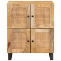 vidaXL Servírovacia skriňa Hnedá 60 x 33 x 75 cm Masívne mango drevo