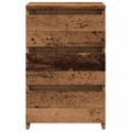 vidaXL Nočná skrinka Old Wood 40x35x62,5 cm Engineered Wood