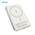 Power bank BWOO P82 BO 10000mAh 15W s bezdrôtovým nabíjaním svetlošedý