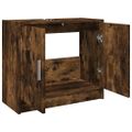 vidaXL Skrinka pod umývadlo dymový dub 63x29x55 cm spracované drevo