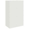 vidaXL Komoda biela 67x39x107 cm oceľová
