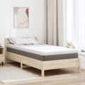 vidaXL Matracový topper z pamäťovej peny 90 x 190 cm Thick Mäkký Biela
