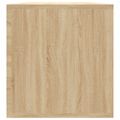 vidaXL Úložný box na vinyly, dub sonoma 71x34x36 cm, kompozitné drevo