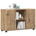 vidaXL Servírovacia skriňa FLORIN 88,5 x 30,5 x 55,5 cm Remeselný dub
