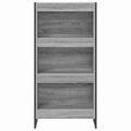vidaXL Knižnica 60 x 30 x 121 cm Kompozitné drevo Sivý Sonoma