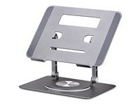 Startech - Stojan na notebook - otočná základňa 360° - desktop - strieborná