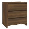 vidaXL Komoda hnedý dub 70x41x75 cm spracované drevo