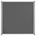 vidaXL Plotový panel 5 ks látkový 900x180 cm antracitový