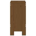 vidaXL Barové stoličky 2 ks medovohnedé 40x36x75 cm masívna borovica