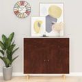 vidaXL Samolepiaca fólia na nábytok tmavý dub 500x90 cm PVC