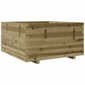 vidaXL Záhradný kvetináč 90x90x49,5 cm impregnovaná borovica