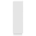 vidaXL Stôl Biela 71.5 x 31.5 x 106.5 cm Kompozitné drevo