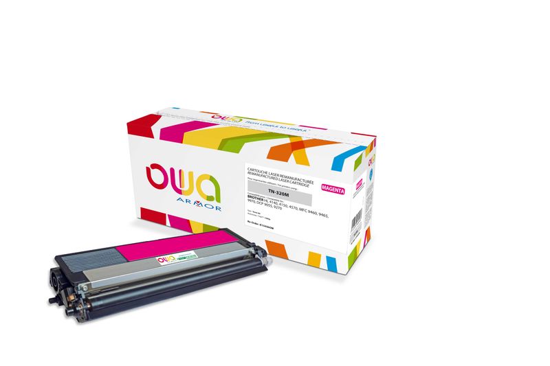 OWA Armor toner kompatibilný s Brother TN-320M, 1500st, červená/magenta