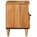 vidaXL Nočný stolík 2 ks Prírodná 40 x 33 x 46 cm Masívne mango drevo