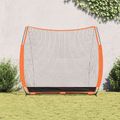 vidaXL Sieť na tréning bejzbalu Čierna 250 x 106,5 x 210 cm Polyester