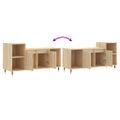 vidaXL TV skrinka dub sonoma 100x35x55 cm spracované drevo