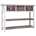vidaXL Komoda starožitná hnedá 108x30x76 cm masívne drevo paulownia