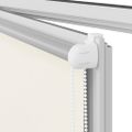 vidaXL Zatemňovacia roleta 44,4x100 cm, šírka látky 40 cm, sivobiela