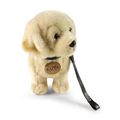 Plyšový pes zlatý retriever s vodítkom 25 cm ECO-FRIENDLY