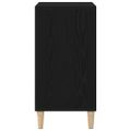 vidaXL Servírovacia skriňa Čierny dub 57 x 35 x 70 cm Kompozitné drevo