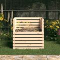 vidaXL Kompostér 80x80x78 cm masívne borovicové drevo
