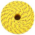vidaXL Lodné lano žlté 6 mm 500 m polypropylén