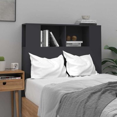 vidaXL Čelo postele so skrinkou čierne 100x18,5x102,5 cm