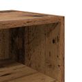 vidaXL Nočný stolík Staré drevo 40 x 30 x 50 cm Kompozitné drevo