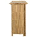 vidaXL Exteriérový barový stôl Prírodná 115 x 55 x 105 cm Bambus