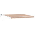 vidaXL Sklopná markíza Viacfarebný 450 × 350 cm Tkanina a hliník