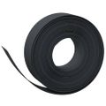 vidaXL Záhradné obruby 4 ks čierne 10 m 15 cm polyetylén