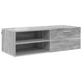 vidaXL Drevená skrinka 100,5 x 39 x 30 cm Sivý Sonoma Kompozitné drevo