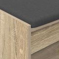 vidaXL Predsieňová lavica Sonoma dub 63 x 38 x 45 cm