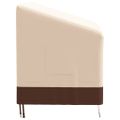 vidaXL Obaly na 2-sedad. lavice 2 ks 132x71x56/81 cm 600D oxford látka