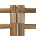 vidaXL Skladací 6-panelový paraván 240 cm bambus a plátno