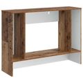 vidaXL Konzolový stôl Staré drevo 101 x 29 x 74 cm Konštruované drevo
