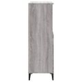vidaXL Vysoká skrinka sivý dub sonoma 60x36x110 cm spracované drevo