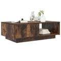 vidaXL Konferenčný stolík Dymová dub 95 x 55 x 31 cm Kompozitné drevo
