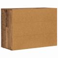 vidaXL Servírovacia skriňa ELST Staré drevo 80,5 x 35 x 59 cm