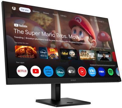 HP LCD OMEN 32x UHD 144Hz gaming 31,5"/3840x2160 IPS UHD AG/16:9/1000:1/400cd/1ms/2xHDMI/1xDP/VESA/výškovo nastaviteľný/B Monitor, 31.5" 4K UHD IPS, 144Hz, Google TV, NVIDIA G-SYNC, Dolby Vision, USB-C 65W, Multi-View, 4× 3W reproduktory, čierny