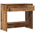 vidaXL Konzolový stolík staré drevo 89x41x76,5 cm kompozitné drevo