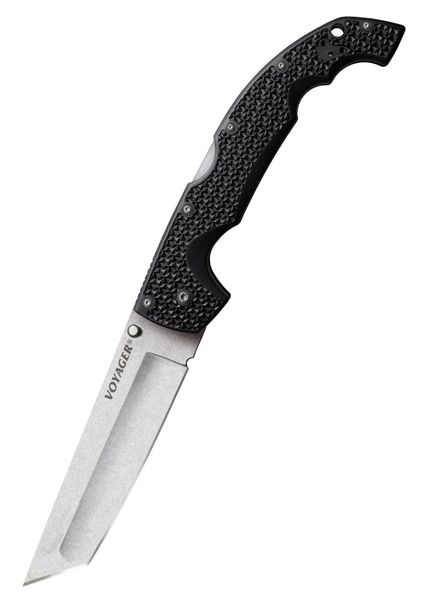Cold Steel 29AXT Extra Large Voyager Tanto Pt. Plain taktický nôž 14 cm, Stonewash, čierna, Griv-Ex