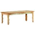 vidaXL Konferenčný stolík 110x50x40 cm masívne recyklované drevo